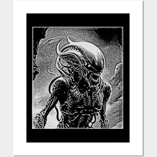 Extraterrestrial Creature - The Xenomorph Posters and Art